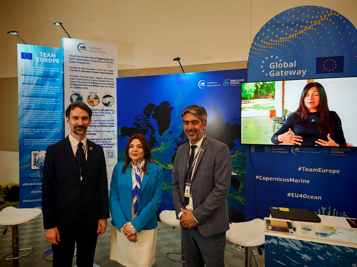 UECentroamerica's tweet photo. Orgullosos de participar en el evento Immersed in Change, hoy clausuramos el #DiaMundialDeLosOceanos 🌊. 

En este importante evento, la #UE 🇪🇺 ha hecho aportaciones muy destacadas: hemos mostrado la importante labor de la @EU_MARE, hemos explicado las tecnologías satelitales abiertas de la UE y el uso de datos para el monitoreo y conservación de nuestro océano a través de Copernicus Marine Service @CMEMS_EU 🛰️, y también hemos apoyado una iniciativa que contribuye a la economía azul.

Centroamérica y la UE: socios transformando futuros. 🌍🤝

#DiaMundialDeLosOceanos #WorldOceansDay #OceanDecade #CopernicusMarine #EU4Ocean #GlobalGateway #TeamEurope #eumetsat #OurOceanFromSpace #GACopernicusMarine #RecuperaciónAzul #blueEconomy #EU #EIP #UnionEuropea