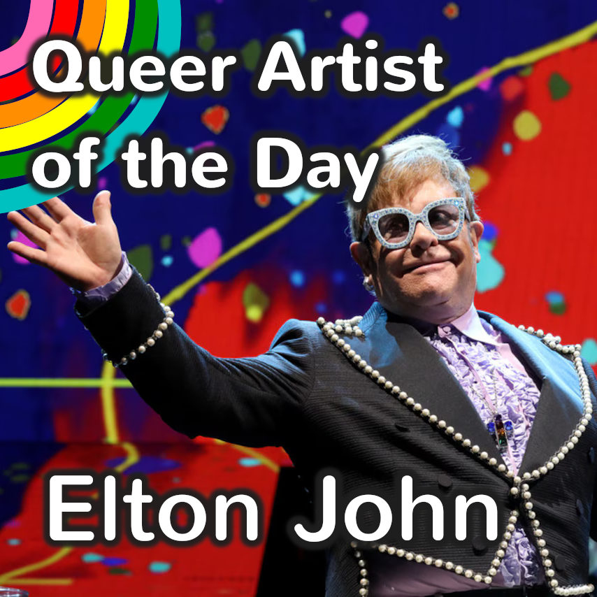 kiefjerky's tweet photo. June 8th's 🏳️‍🌈Queer Artist of the Day🏳️‍🌈 is
Elton John

Take some time to click the link and read some details you may not have known and give this artist's works some of your attention today. Thank you for supporting Queer artists 💕

https://t.co/TM1DtbqUDi
#pridemonth https://t.co/oHQTGj7Qux