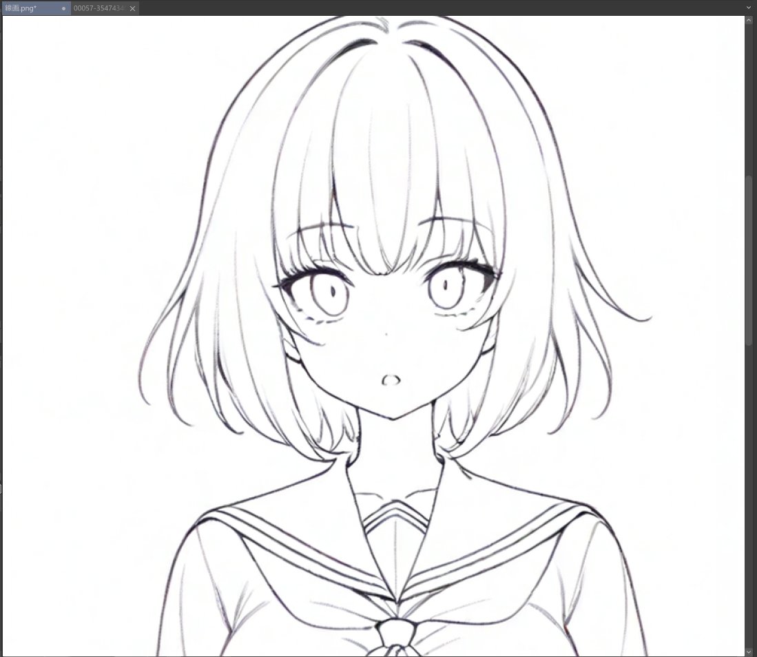 既に色々な方が試していますが、anytestV3 Control Netを使ったラフ→線画変換のテスト
以前試したAI-Assistant(別のCN使用)と比べても、より手描きした線画に近い感じになっていて良いですね。
1:ラフ(手描き)
2:線画(anytestV3)
3:線画(anytestV3、拡大)
4:線画(AI-Assistant、拡大) 