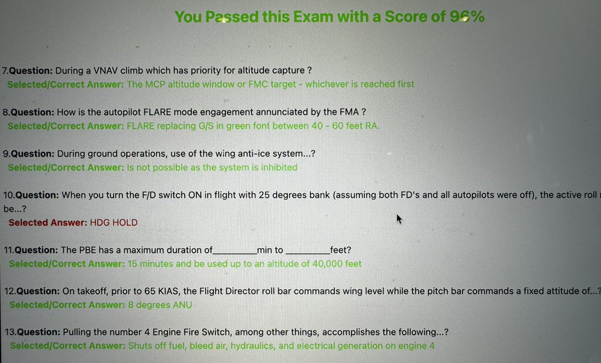 CaptFZ's tweet photo. Mother 🤬!!!!!

I HATE getting 1 wrong on a test!!!. 
.
.
.
#B747✈️❤️
#Operators
#AirFranz
#AVVC
#Heavies 
#AirlinePilots 
#TheFlyingVC 
#Airbus2Boeing
#QuadClubAviators⚡️🇺🇸 https://t.co/Ec3fL3xIUw
