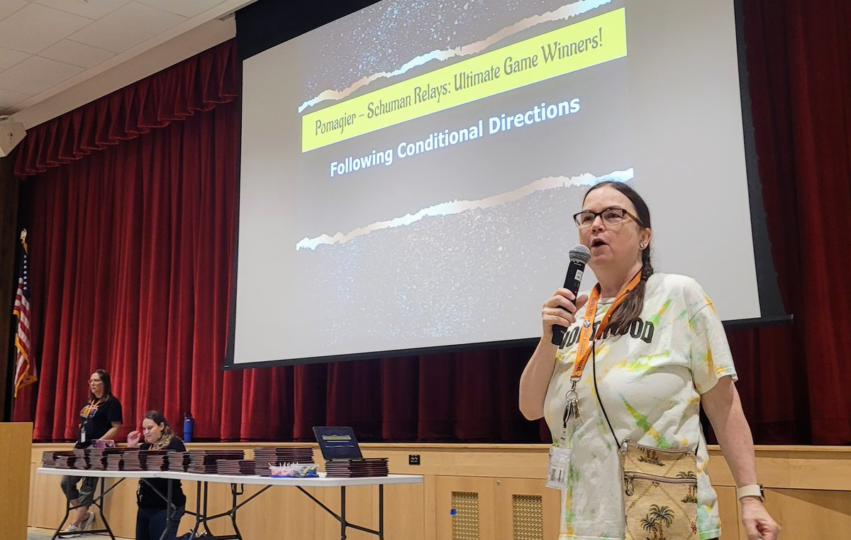 On our last day of the 23-24 school year, <a href="/nwhuskies/">Northwood Middle School</a> teachers handed out yearbooks and awards before our school picnic. #112Leadsd #HuskyUP