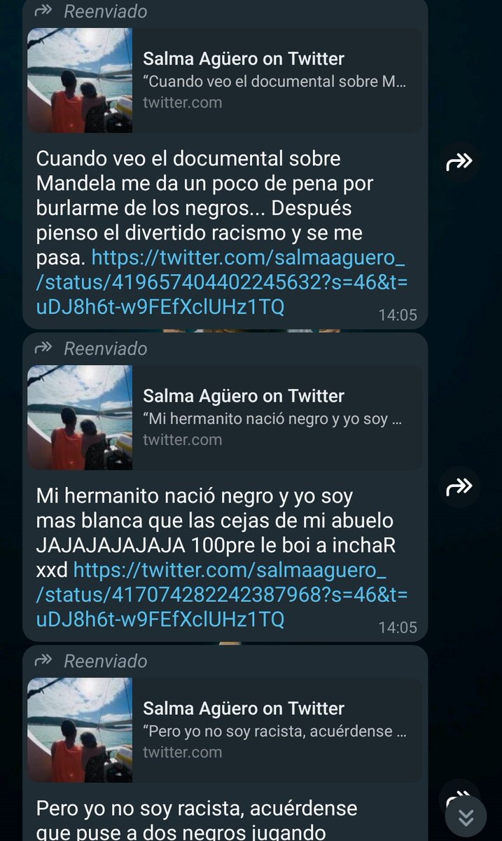 aisman6's tweet photo. Sinceramente ya me aburre este tema, pero ante versiones de que supuestamente sean "montajes" que "armamos" o de que los tuits sean falsos.

Tengo las pruebas, yo había recibido los links de los tuits el 19 de agosto del 2023. 

En aquel momento la cuenta estaba activa. https://t.co/Ft2UxfF38A