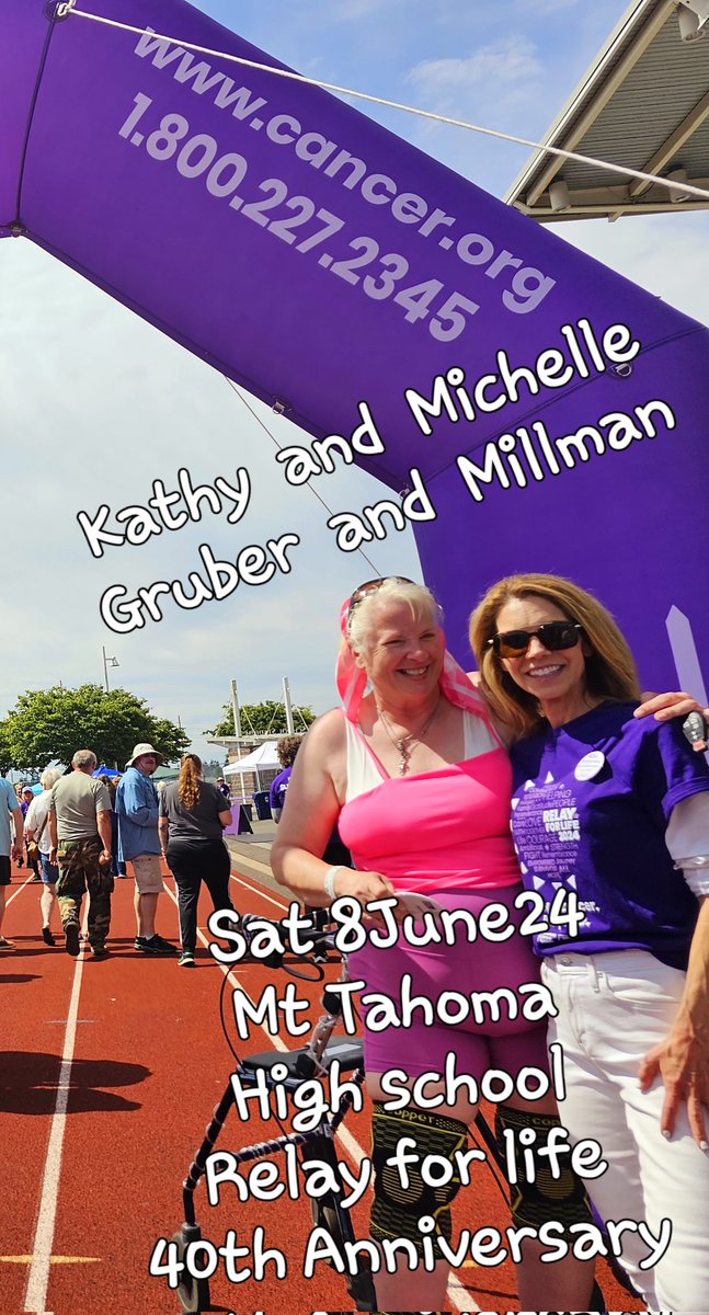 kgdec1969's tweet photo. Sat 8June24
Mt Tahoma 
High school 
Relay for life 
40th Anniversary 

Thank you Michelle for being a part of this with us today ❤️ 

It was great to finally meet you! https://t.co/GUOJ2WfD8w