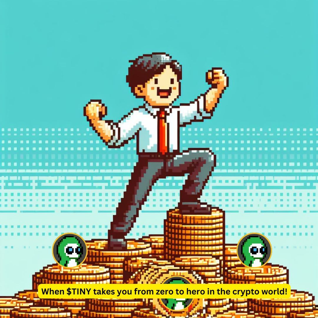 Taking each step up the ladder to $TINY success! 🌟🚀

Whether you're a newbie just dipping your toes into the crypto waters or a seasoned pro navigating the waves, our petite champions are here to guide you on your journey to greatness.

Tiny Heros

#TinyHeroes
