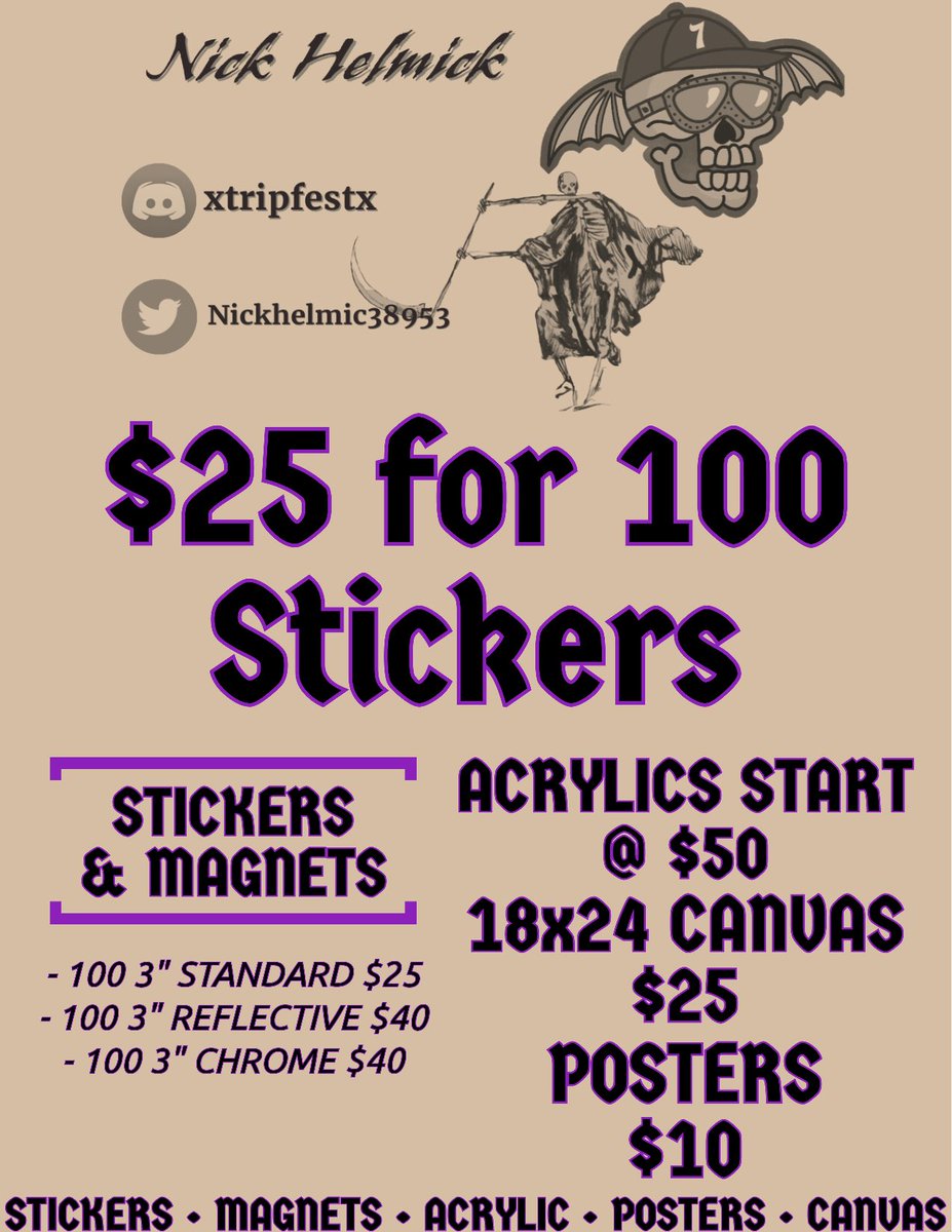 Running deals on sticker