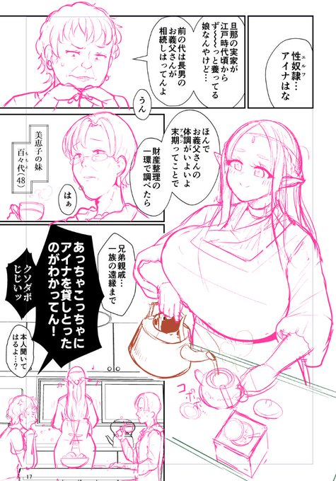 むちゃ好きなタイプの創作が描けてて楽しい 