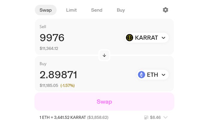 11000$ WORTH OF TOKENS IN $KARRAT Rewards! x.com/MyPetIHooligan…