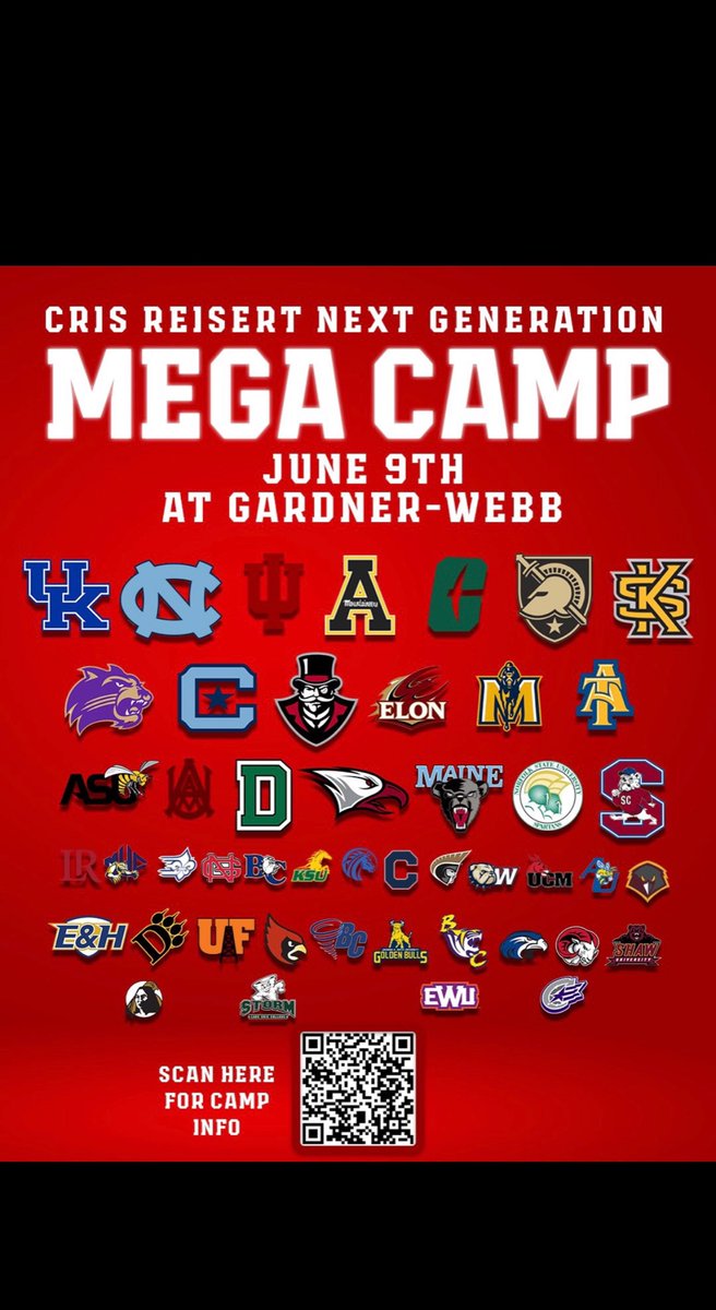 I will be attending Gardner Webb camp tomorrow! <a href="/HebronLionsFB/">Hebron Lions Football</a> <a href="/jonathan_gess/">Jonathan Gess</a> <a href="/Terrencemelton/">Terrence Melton</a> <a href="/RecruitGeorgia/">Recruit Georgia</a>