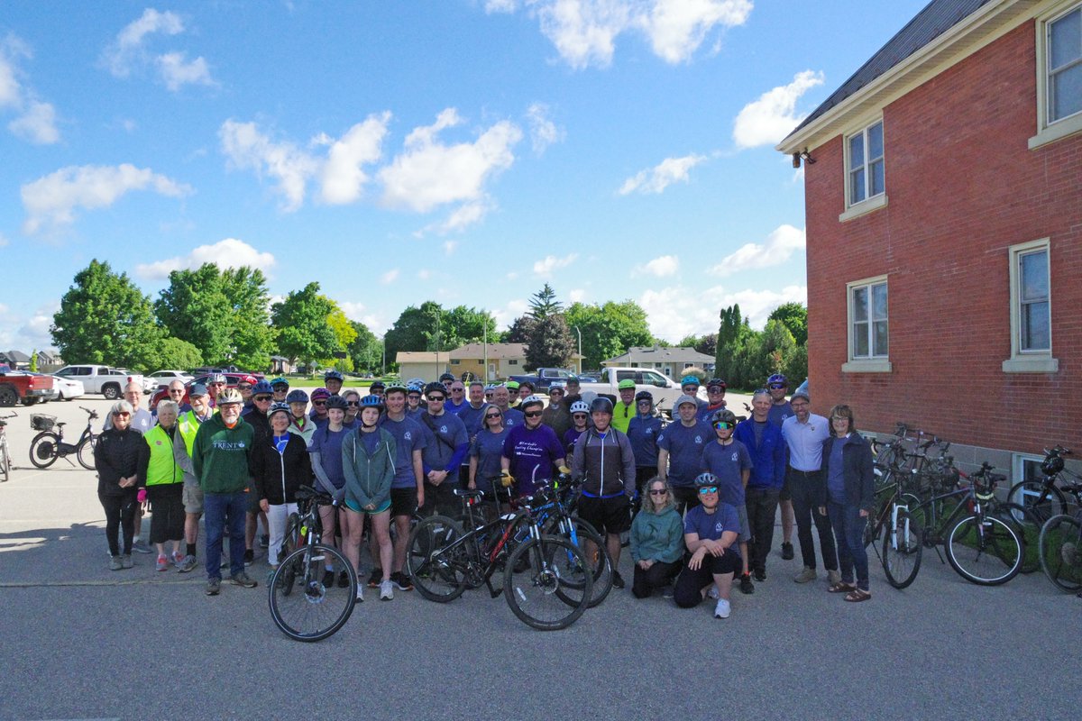 What a day! Between the rain yesterday and today, the sun shone on this group, and some others who were already cycling, as we raised over $60K towards affordable housing. 
A huge thank you to everyone who participated, donated, or sponsored, for being Out-Spok'n.