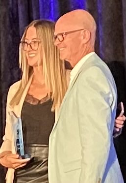 BCHockey_Refs's tweet photo. BCHockey Official of the Year is awarded to Mel Brunn-Pateman inside Penticton’s Lakeside Convention Centre at the BCHockey Congress Saturday night. #morethandroppingpucks https://t.co/Nfb4meYKRD