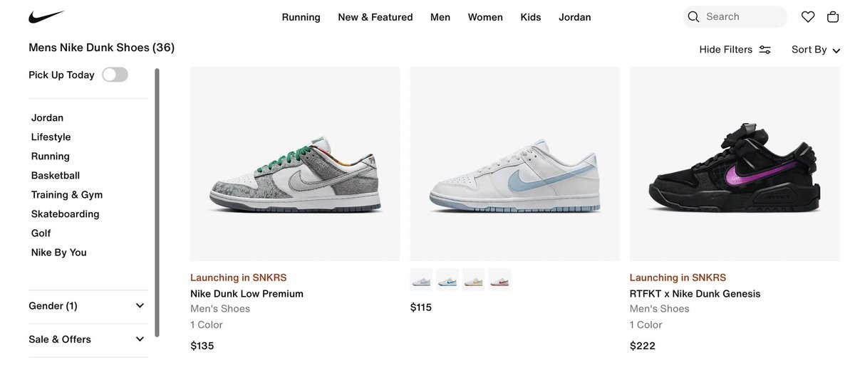 TeviLawson13's tweet image. #RTFKT Hype: I was curious whether or not the @RTFKT Void Dunk would also show on the @Nike site… and they do!

Maximum exposure all around ⚡️That’s proper!