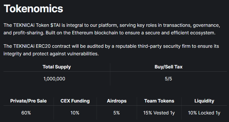LofiPepe's tweet photo. TEKNICAi is the standard for funding and sustainability! Their #TAI token, built on Ethereum, plays a crucial role in transactions, governance, &amp; profit-sharing. With a secure ERC20 contract and a solid tokenomics strategy, they're built for long-term. $TEK #TEKNICAi
@TEKNICAi https://t.co/NHcSWzgDYp