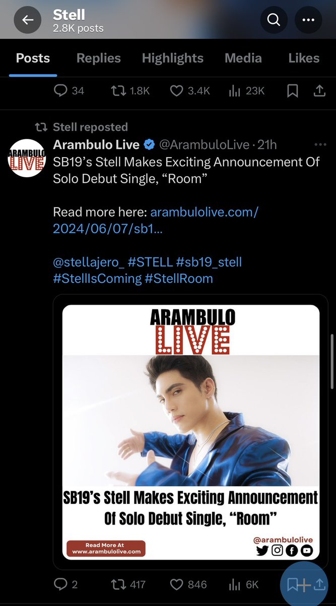 nikkiarambulo_'s tweet photo. SCREAMMMMSS
STELL!!! THANK YOUUUUU!!! 😭🫨🫶🏼
my bias forever

@stellajero_ #stell #stelliscoming https://t.co/bl8YgiSLwb