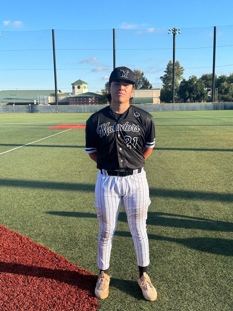 F: @PFA_Matadors 2025 6, West Coast A’s 0
PoGs: <a href="/lambo21_b/">Antonio D. Longobardi</a> 3-3, 2 RBI
<a href="/dylan_garcia2/">Dylan Garcia</a> 2-2, 3B, RBI
@maxsands25 2-3, 3B
Pitcher: <a href="/C_LaMothe21/">Christian LaMothe</a> 7 IP, 0 ER, 8K