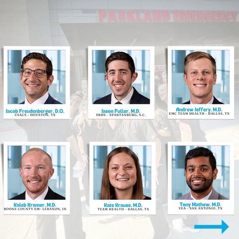 DallasEMed's tweet photo. We are so proud of our graduating seniors! Catch them out saving lives across the country! #BestJobsInEM #SAEM https://t.co/GEjmdm8Acn
