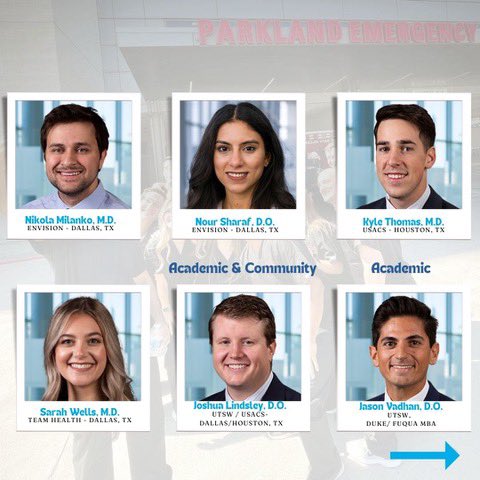 DallasEMed's tweet photo. We are so proud of our graduating seniors! Catch them out saving lives across the country! #BestJobsInEM #SAEM https://t.co/GEjmdm8Acn