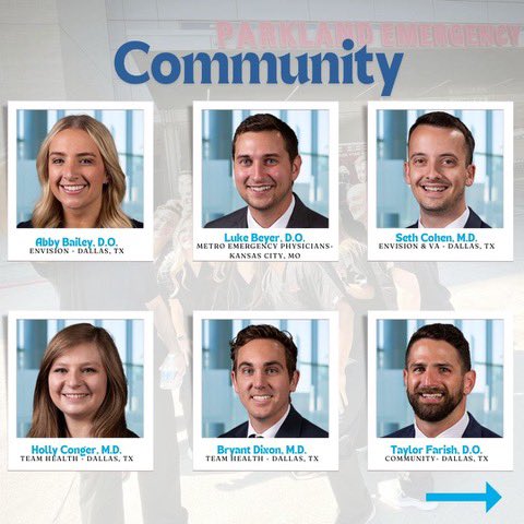 DallasEMed's tweet photo. We are so proud of our graduating seniors! Catch them out saving lives across the country! #BestJobsInEM #SAEM https://t.co/GEjmdm8Acn