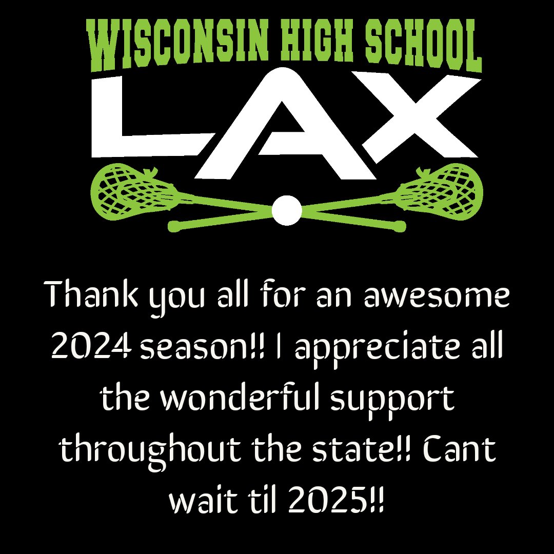 Thank you all for an awesome 2024 season! Jason and I appreciate all the support throughout the state as we continue to find better ways to help grow lacrosse throughout the state. Time for a long deserved break! <a href="/jason__mcg/">Jason McGillivray</a> <a href="/wissportsnet/">WisSports.net</a> @travisWSN