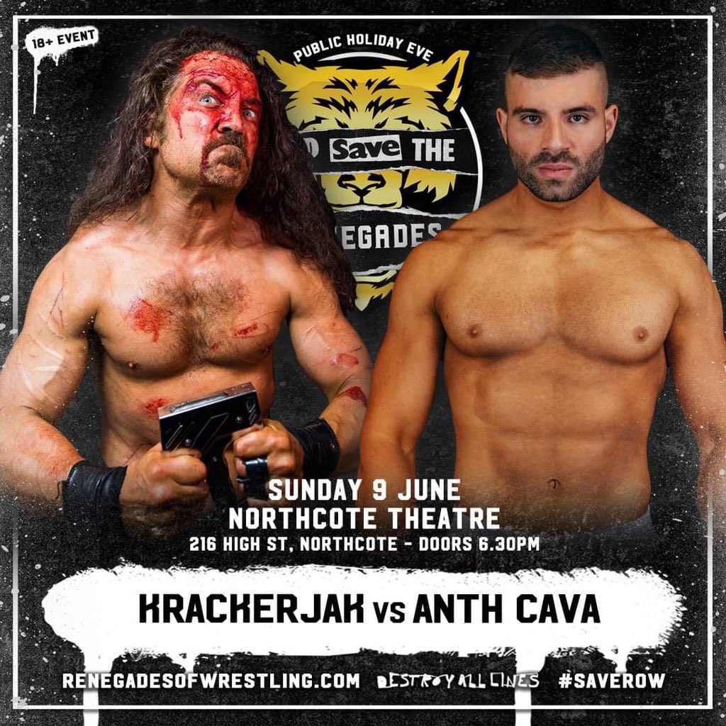 Anth_Cava's tweet photo. THE DAY HAS COME! TONIGHT @Krackerbastard YOU WILL FALL TO THE #CAVALOCK ๐๐๐ #AbsoluteExcellence https://t.co/S7XVjcRZKX