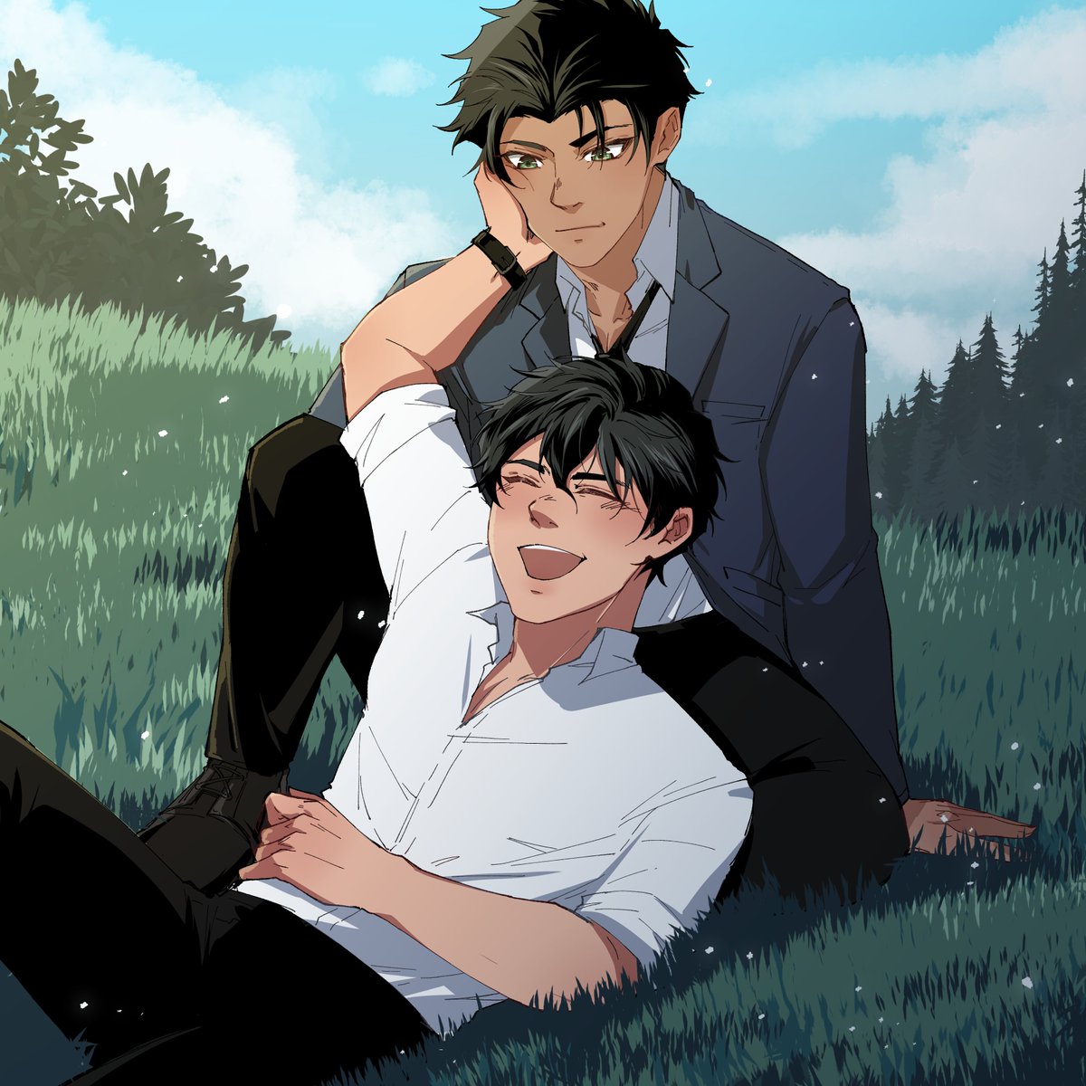 Quick #jondami school date doodle since i haven't posted in a bit