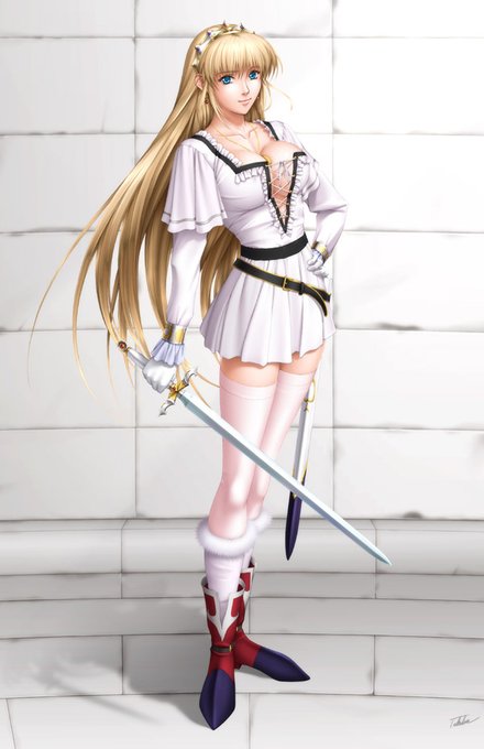 #これを見た人は我に続いて剣を抜け
剣を抜けという事は鞘が無いといけない…🧐
って事で鞘まで描いてる絵を探すと案外少ないですね～。
刀は剣に入るのかしらん?🙄 