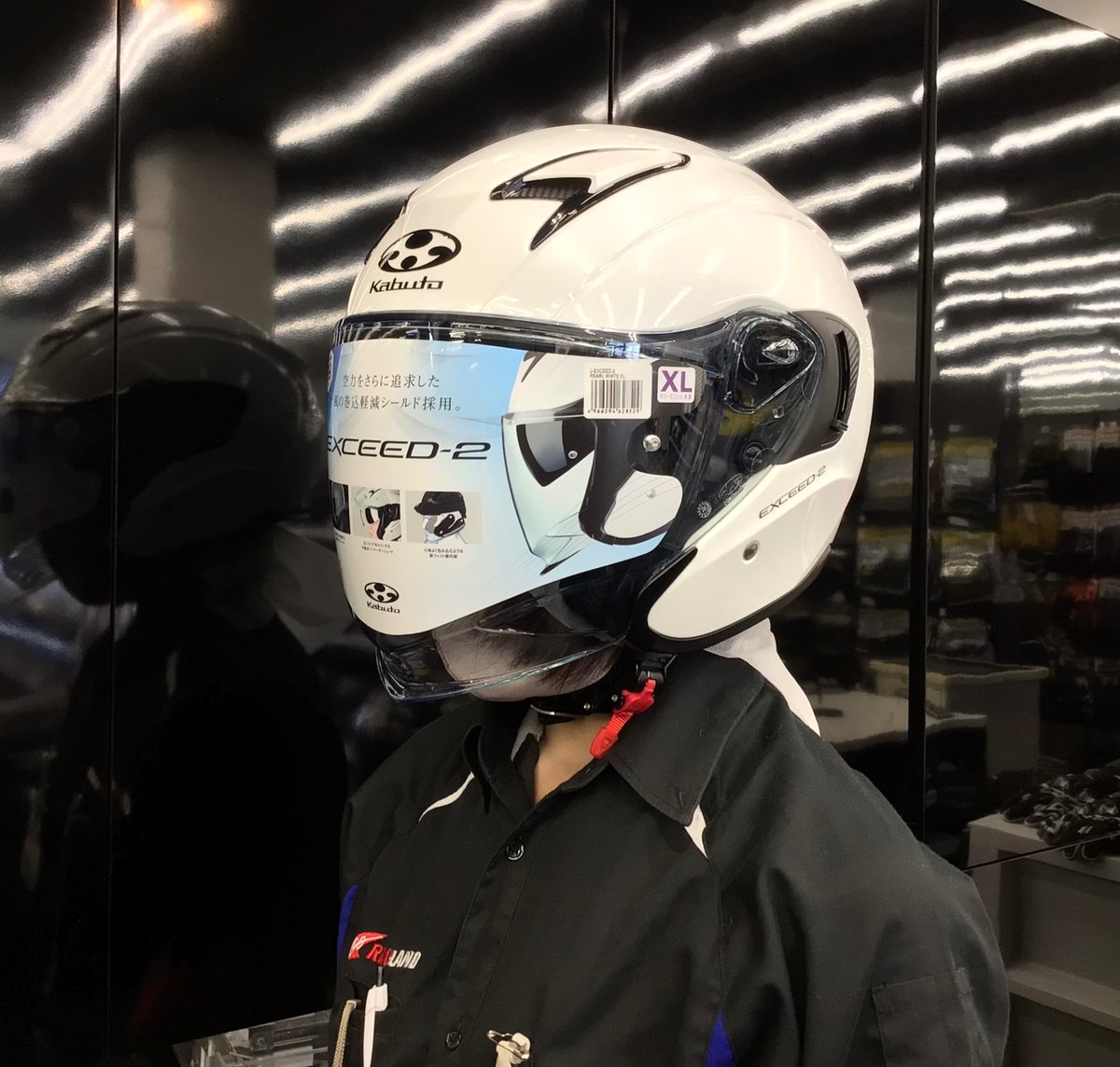 ricoland_mito's tweet image. #kabuto から待望の
#EXCEED2 が入荷してきました👏

ジェットヘル特有の風の巻き込み🌪️を軽減する
シールドにグレードアップ💪 尖ってますぜ😎✨

来週15日（土）には、カブト代理店スタッフ来店
イベントもありますのでお楽しみに🥳

#ヘルメット #バイク #ツーリング #ライコ水戸