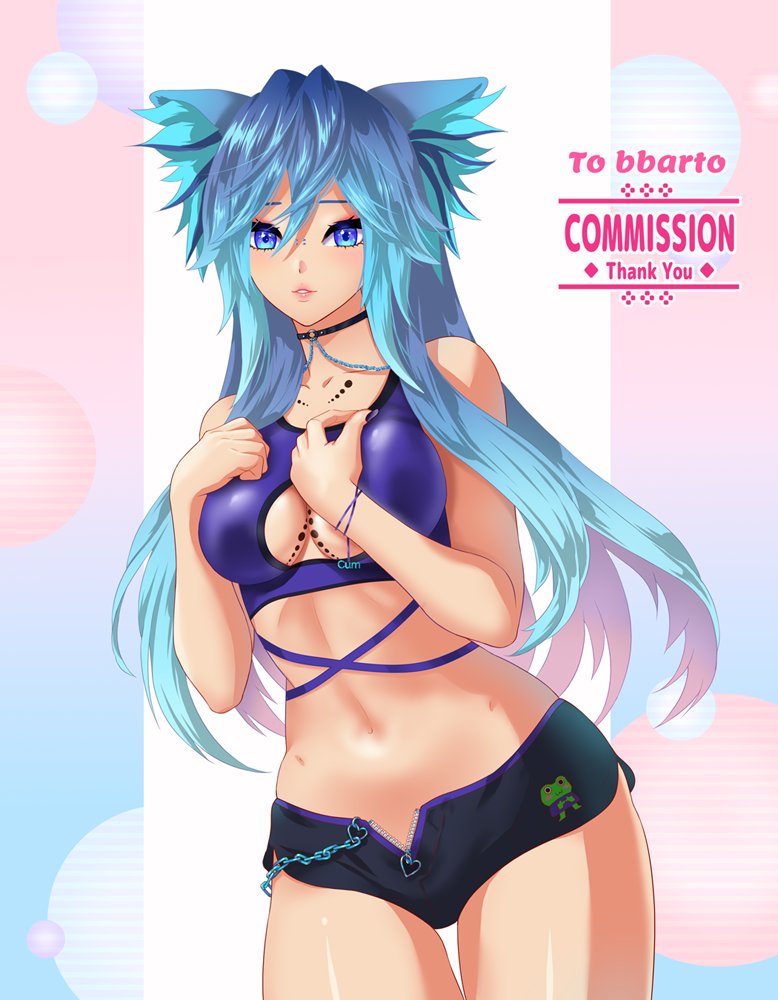 Thank you for receiving my appeal.
Skebで描かせていただきました。ありがとうございました！
髪の色がとても綺麗でセクシーなお姉さん。目と太ももを描くのが楽しかったのを覚えています。
（<a href="/bbarto221/">bbartowo</a>）

 #Skeb #Commission