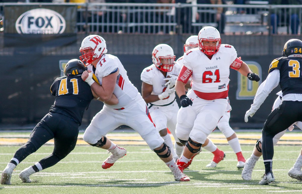 CoachOlmy's tweet photo. Flyover action! Lead plane is LTJC Naval Flight Officer Kimball, formerly known as "Big Dan" - @WabashFB Offensive Lineman class of 2018 #WAF! #AssKicker! https://t.co/CYtOFsurU0