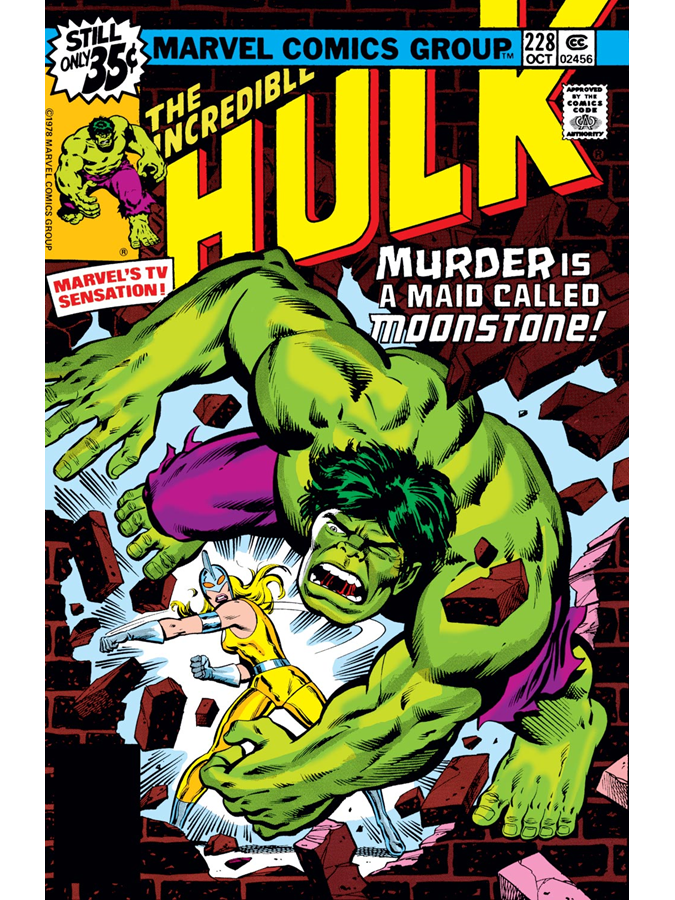Incredible Hulk #228 cover dated October 1978.