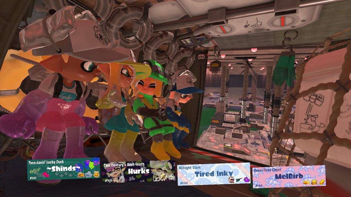 melbirb's tweet image. I just had a #good_time playing #Splatoon3 's #BigBigRun with @melbirb