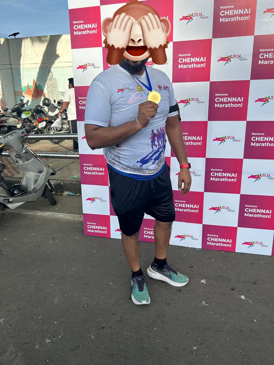 Behind_B1u_Eyes's tweet photo. The marathon is not really about the marathon, it’s about the shared struggle. And it’s not only the marathon but the training. #Marathon #7kmrun #Chennai #WarMemorial
#RunforBlood https://t.co/ORNVQG4M25