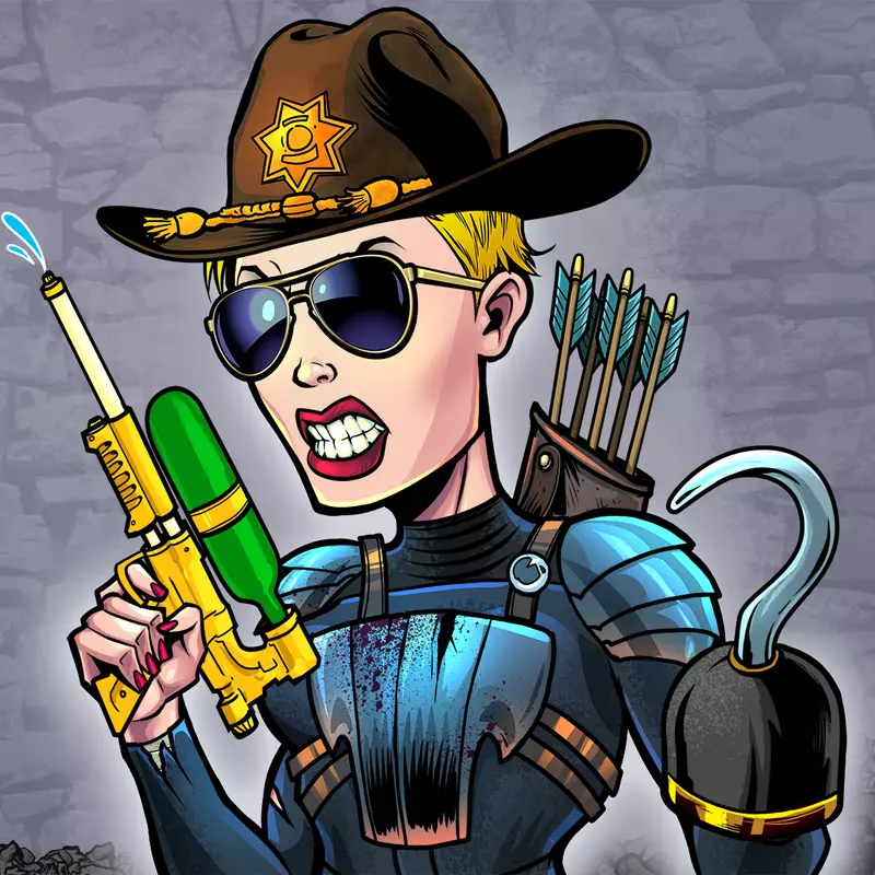 cnfthoarder's tweet photo. Hey courtesy of @ZombieChains , we are doing a Giveaway via our tournament system!
 8-person tournament over at https://t.co/abBzYAvFMh for this cowboy Zombie and Cowgirl Zombie Hunter!
First come first serve.
You must have a Lightweight Zombie, Zombie Hunter, @TCCCNFT Genesis or Shadow Operative to enter!
We also have another free 32-person Flyweight Giveaway tournament going for a few @TCCCNFT assets donated by @Dutchcoins (16 spots still open there)
There are two other pay to play tournaments going on as well that will be a chance to win ADA or $fuze
Check them all out in our tournament system above!