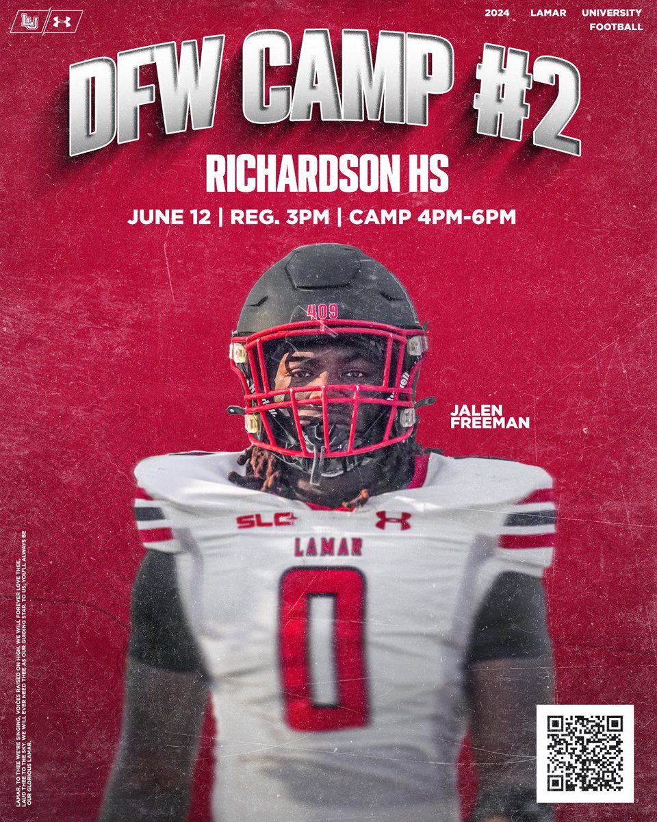 I appreciate coach <a href="/CoachDouglasIII/">James Douglas III</a> for inviting me to the Lamar university camp June 12th I’ll definitely be there!!
<a href="/LamarFootball/">Lamar University Football</a> 
@CoachHitchens <a href="/DAYERS_LOE/">SauceGod.D.A.</a> <a href="/KoachMak/">Corey McDonald M.S Ed.</a>
