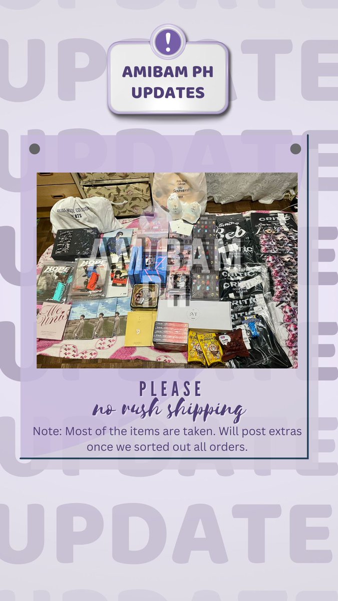 AmibamPh's tweet photo. Andito na ang mga budol. Thank you so much, mga Ante! 💜💜💜 https://t.co/KJrQjJ0XpK
