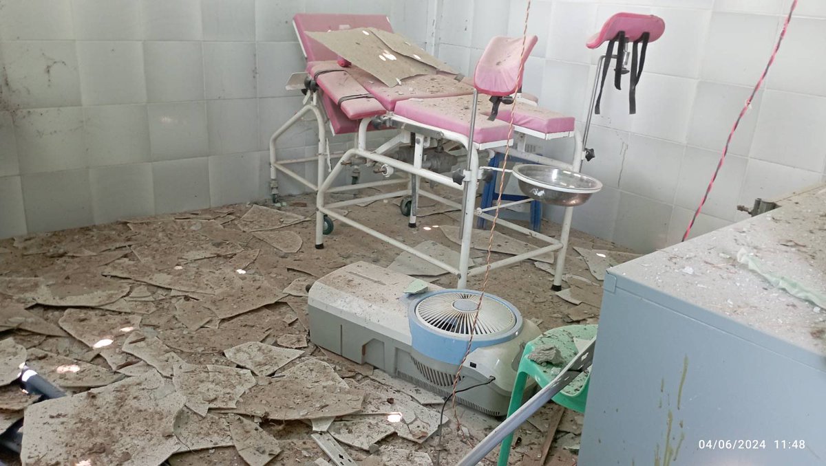 On 2 June 2024, the terrorist Military Council intentionally bombed a Hospital in Shwegu Township, Kachin State. On 4 June 2024, a village clinic in Pauk Township, Magway Region, was attacked by airstrikes.

go.nugmyanmar.org/56959009

#WhatsHappeningInMyanmar