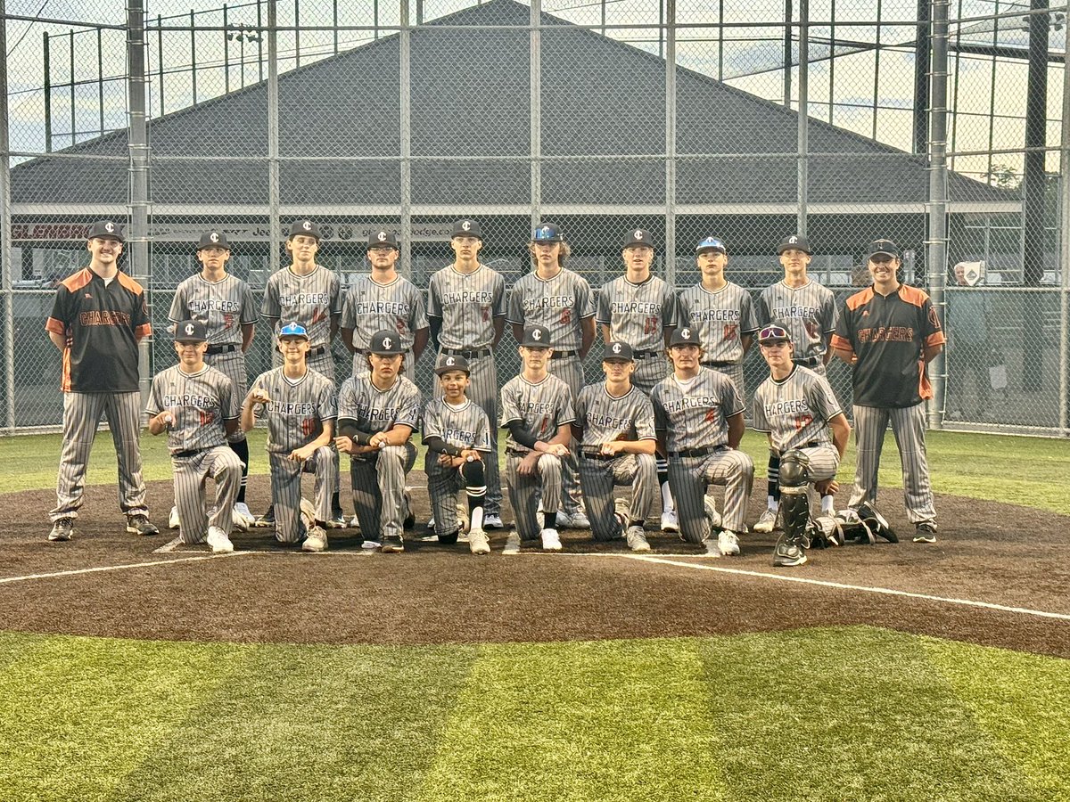 INDIANA CHARGERS 15U Black Tournament Champions
Great team effort all weekend. 
5-0 record

Landrigan 4 IP 2 K's 3 BB's 2 ER's
Dorsman 3 IP 2 K's 0 BB's 0 runs
Shoppell 1-2 3 RBI's 2 BB's 
Fletcher 2-3 2 runs
Mugford 2-3 2 RBI's