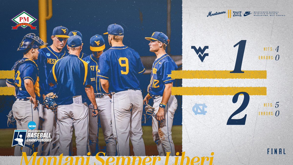 Final.

A historic 2024 season comes to an end at Super Regionals.

#HailWV