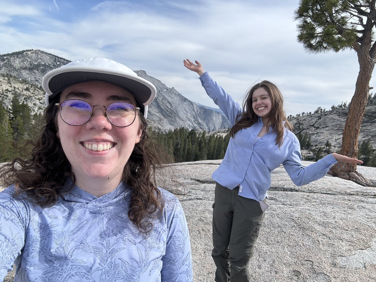 Tenaya Lake and Olmsted Point with my awesome undergrad field assistant Lillian!! I missed this place. Seeing the lake was a nice reward after a long day of planting one of my high elevation common gardens