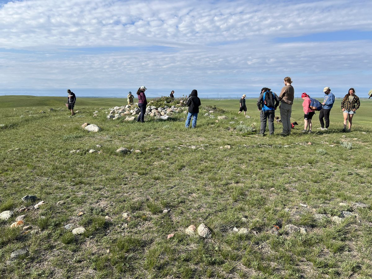 mcgekm's tweet photo. Afternoon field trip to Sundial Medicine Wheel. https://t.co/1rmQ0pxGNn