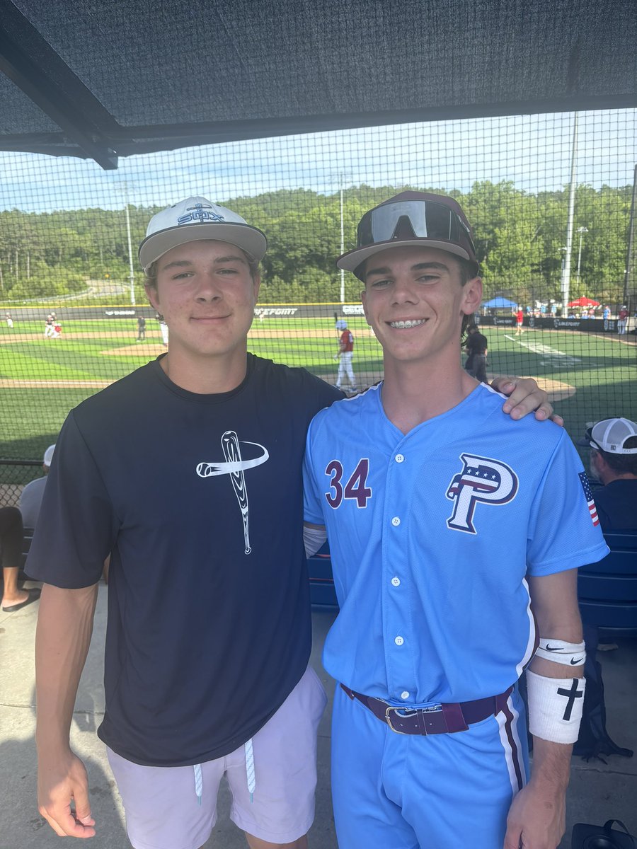 Gunner Johnson (@gunnerjohnson19) on Twitter photo #NPI24
Always good catching up with old teammates <a href="/stephenbobo15/">Stephen bobo</a> is a good one for sure.🤝🏼
<a href="/PrepBaseballAL/">Prep Baseball Alabama</a> <a href="/PrepBaseballTN/">Prep Baseball Tennessee</a> #NPI24
Always good catching up with old teammates <a href="/stephenbobo15/">Stephen bobo</a> is a good one for sure.🤝🏼
<a href="/PrepBaseballAL/">Prep Baseball Alabama</a> <a href="/PrepBaseballTN/">Prep Baseball Tennessee</a>