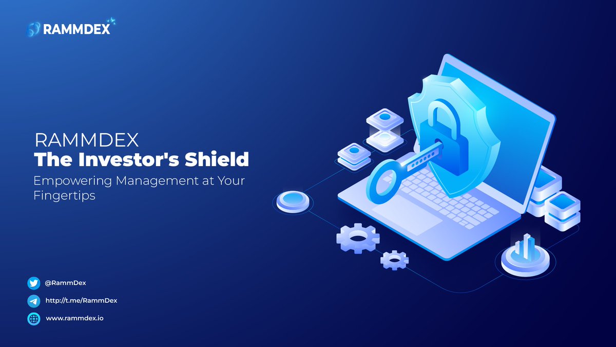 RammDex's tweet photo. RAMM @RammDex 🦋  
Risk Automated Market Maker

Investor Protection Secrets Through Rammdex: Empowering Management at Your Fingertips📈 👍

Stand out with Rammdex: Protecting investors from market risks and slippage, while ensuring safe storage of investments through active asset management in personal wallets.

Not only are transactions, profits, and referral commissions immediately transferred to the wallet, but personal information is also maximally protected.

Rammdex - a safe and secure destination for investors!🙌🔒