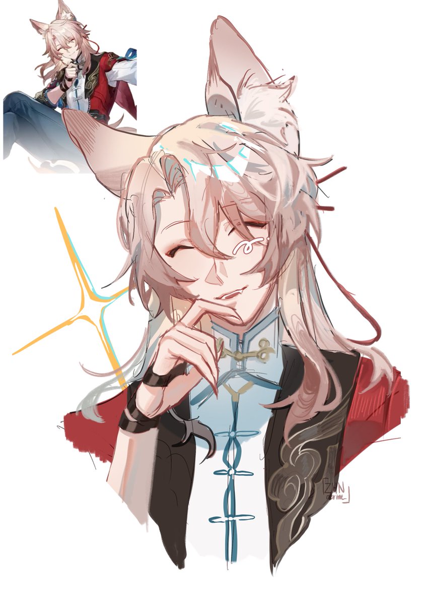 tamitofuu's tweet photo. Sly fox…… #JIAOQIU #HSR #hoyoverse https://t.co/uEUFTgkrDa