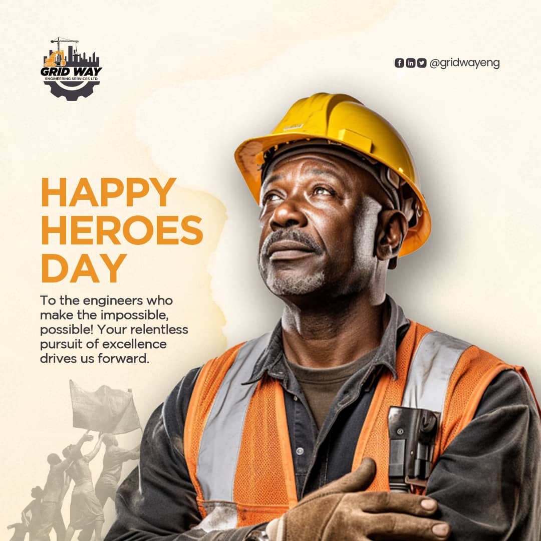 gridway_eng's tweet image. Happy Hero's Day from all of us at Grid Way Engineering Services Ltd.