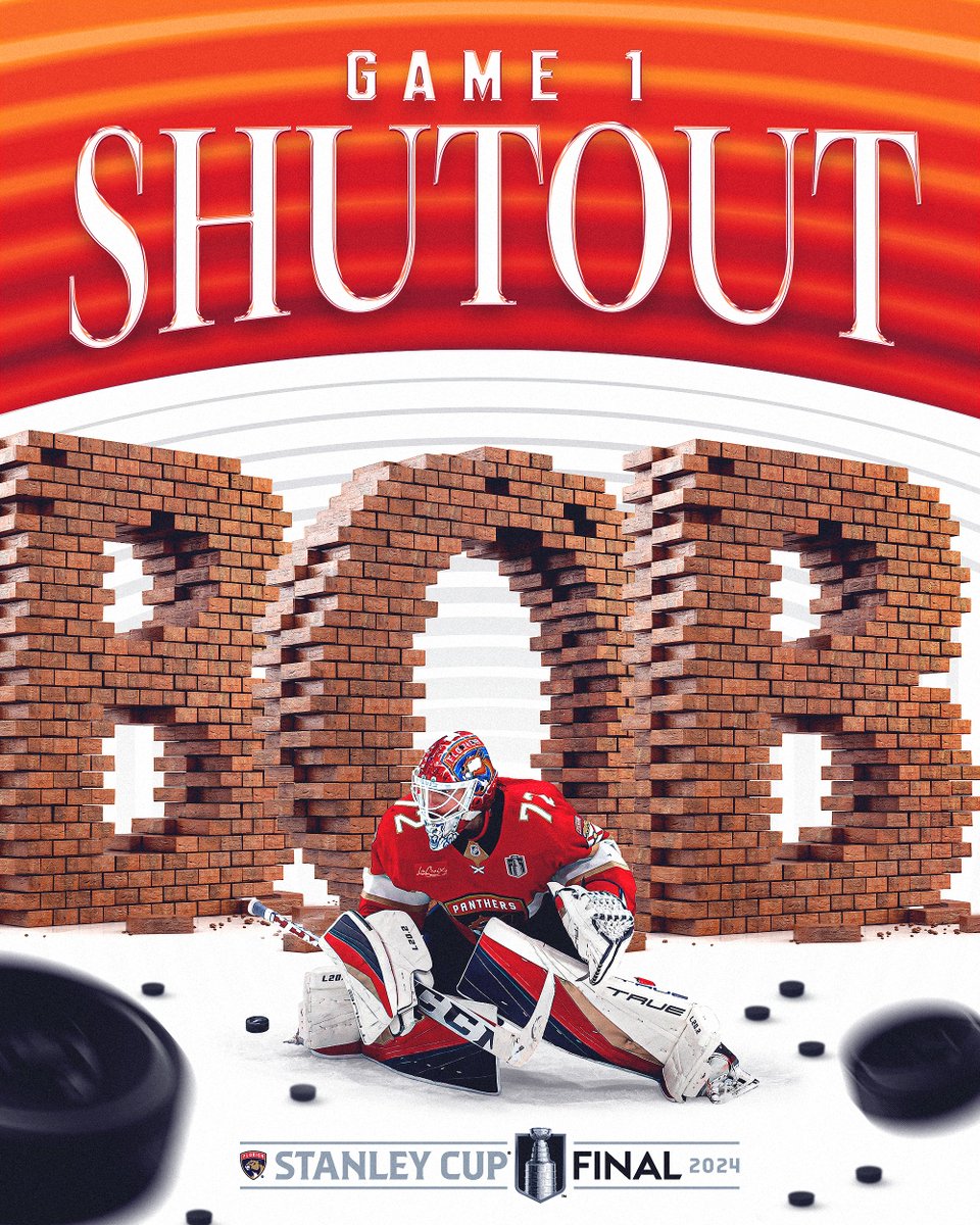 FlaPanthers's tweet photo. A BRICK WALL. https://t.co/HW5p8IVQxA
