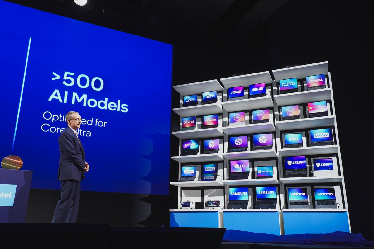 "We enable the AI PC into the marketplace, and the entire ecosystem is behind us” - <a href="/Pat/">Pat Allan</a> Gelsinger on upcoming Lunar Lake processors.

#COMPUTEX2024 #AI #Computing
