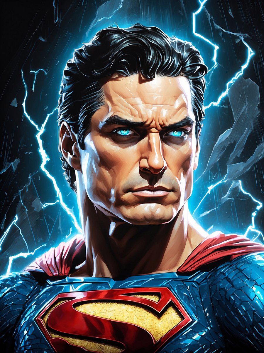Hugofloresf's tweet photo. Superman is the coolest
#lightningwave #superman #popart #supersuit #aiart https://t.co/61pM3tEaDB