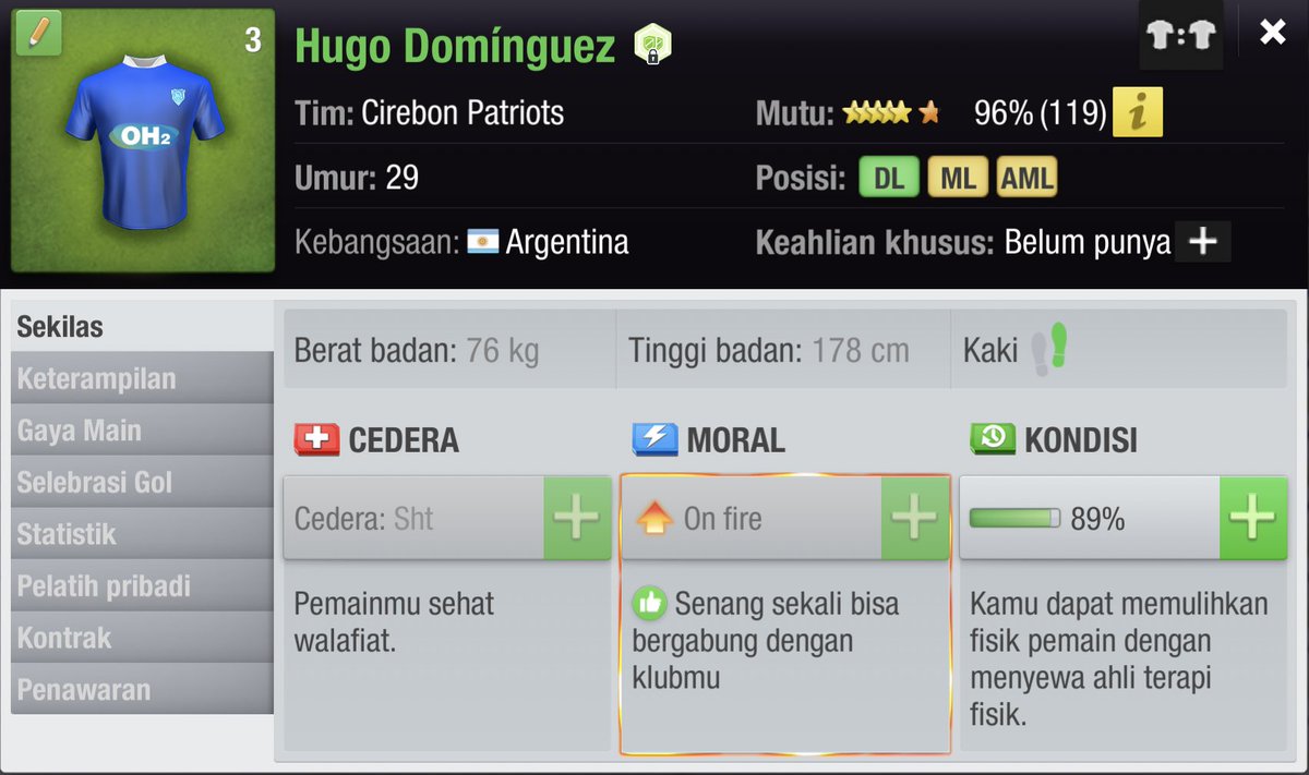 CirebonPatriots's tweet photo. 𝗪𝗘𝗟𝗖𝗢𝗠𝗘 🇦🇷

Cirebon Patriots dengan senang hati mengumumkan kedatangan pemain baru berusia 29 tahun asal Argentina, Hugo Domínguez

#Cirpslive #WelcomeDomínguez https://t.co/qUhAIrpZaq