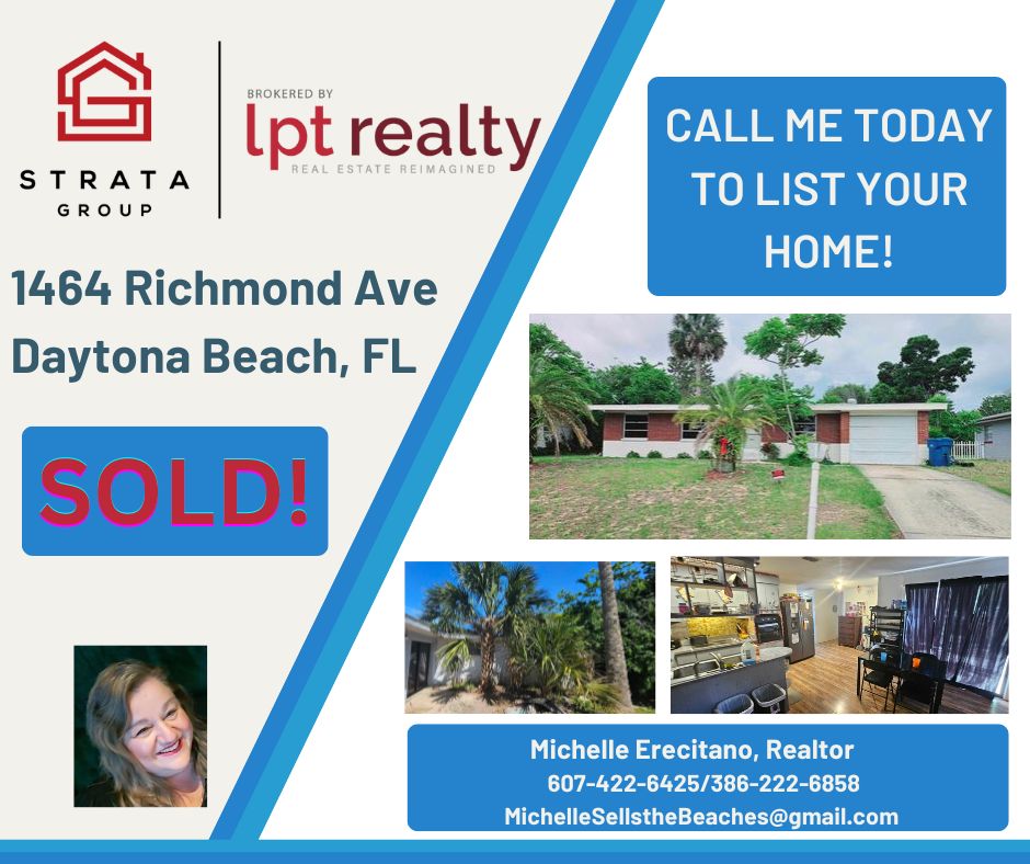 MichelleESells's tweet photo. This was a great day yesterday for my dear friend and Seller.  It has been a joy to help him and I can't thank him enough for his faith in me! #MichelleSellsthebeaches #michellesellsflorida #lptrealty #lptrealtyflorida #thestratagroup #daytonabeach  #LoveMySellers #lovemybuyers https://t.co/G7honoOK5Y
