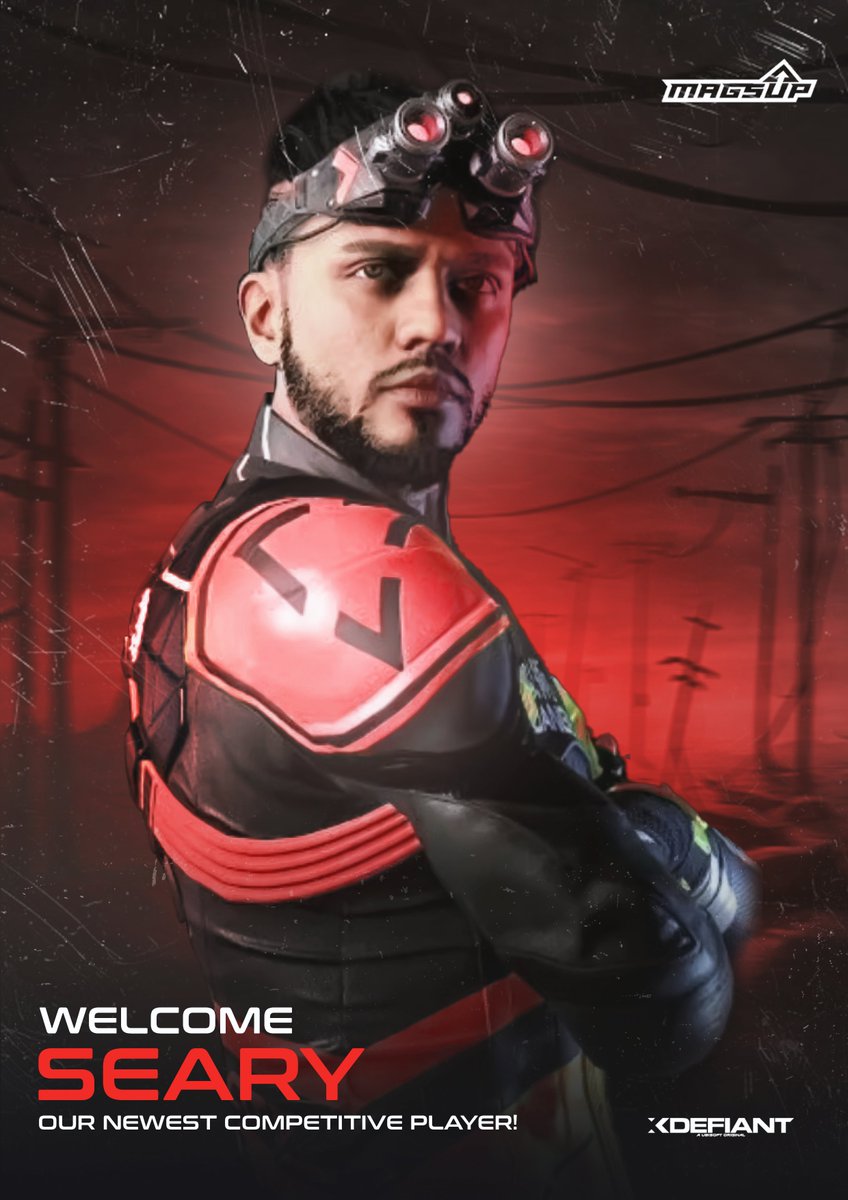 Welcome our newest <a href="/PlayXDefiant/">XDefiant</a> Player!

<a href="/Searytv/">Seary</a> 

We are excited to bring on such a talented &amp; humble player in Seary. We are excited for the future &amp; more announcements to come on the roster!

#MagsUp