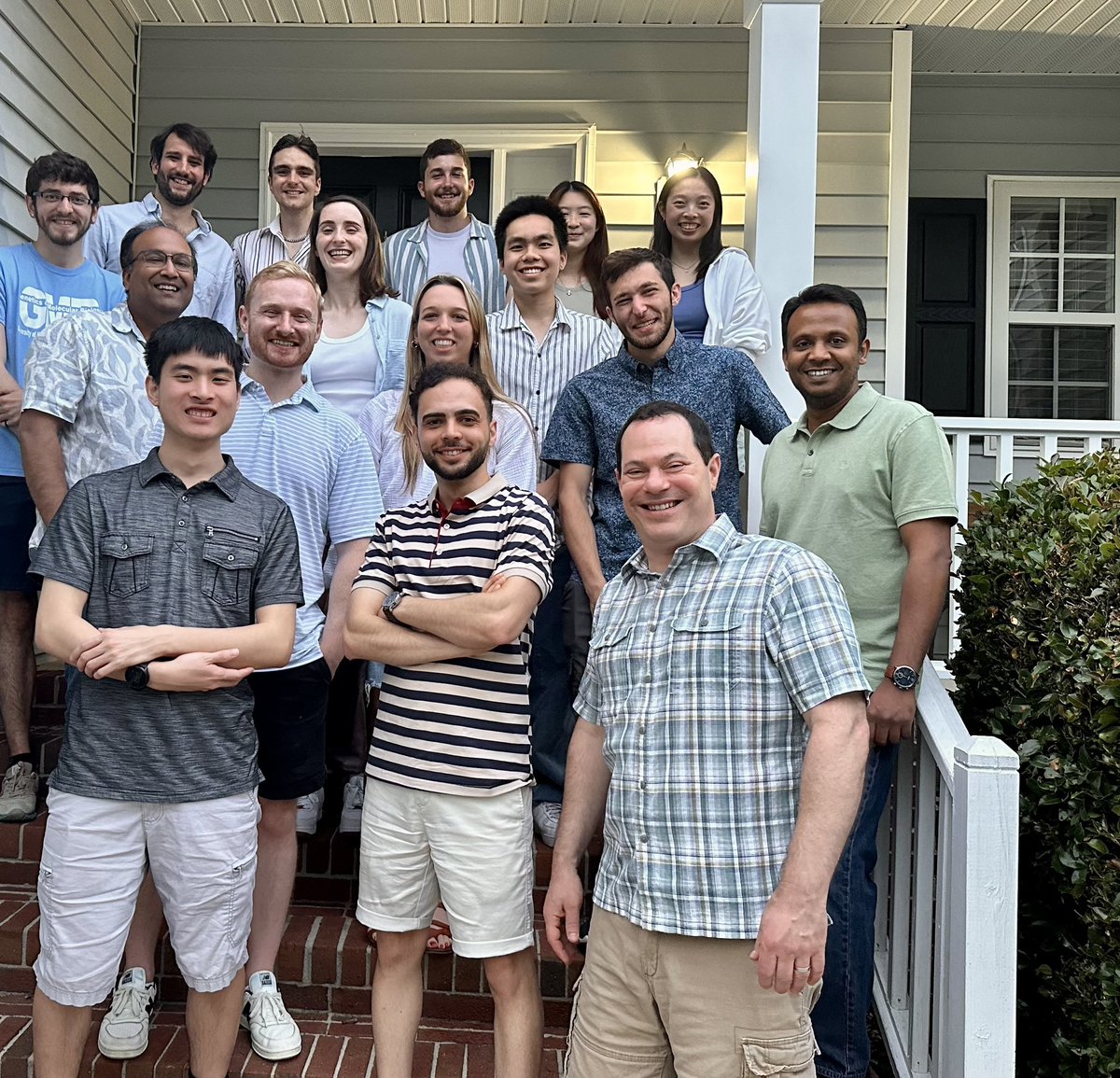 Abid Khan (@abidkhanepigen) on Twitter photo Great time with great people at Strahl lab party tonight!
Thanks for having us, Brian! <a href="/DrBrianStrahl/">Dr. Brian D. Strahl</a> <a href="/chromajain/">Kanishk Jain</a> Great time with great people at Strahl lab party tonight!
Thanks for having us, Brian! <a href="/DrBrianStrahl/">Dr. Brian D. Strahl</a> <a href="/chromajain/">Kanishk Jain</a>